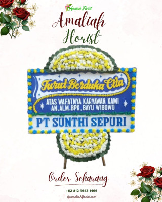 Papan Bunga Duka di Beliung