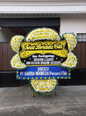 Papan Bunga Duka di Beliung