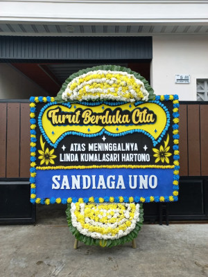 Papan Bunga Duka di Beliung